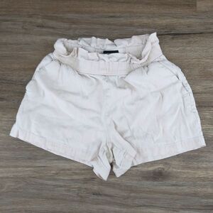 Express Shorts Women's Size XXS Beige Paperbag Pull on with  Pockets